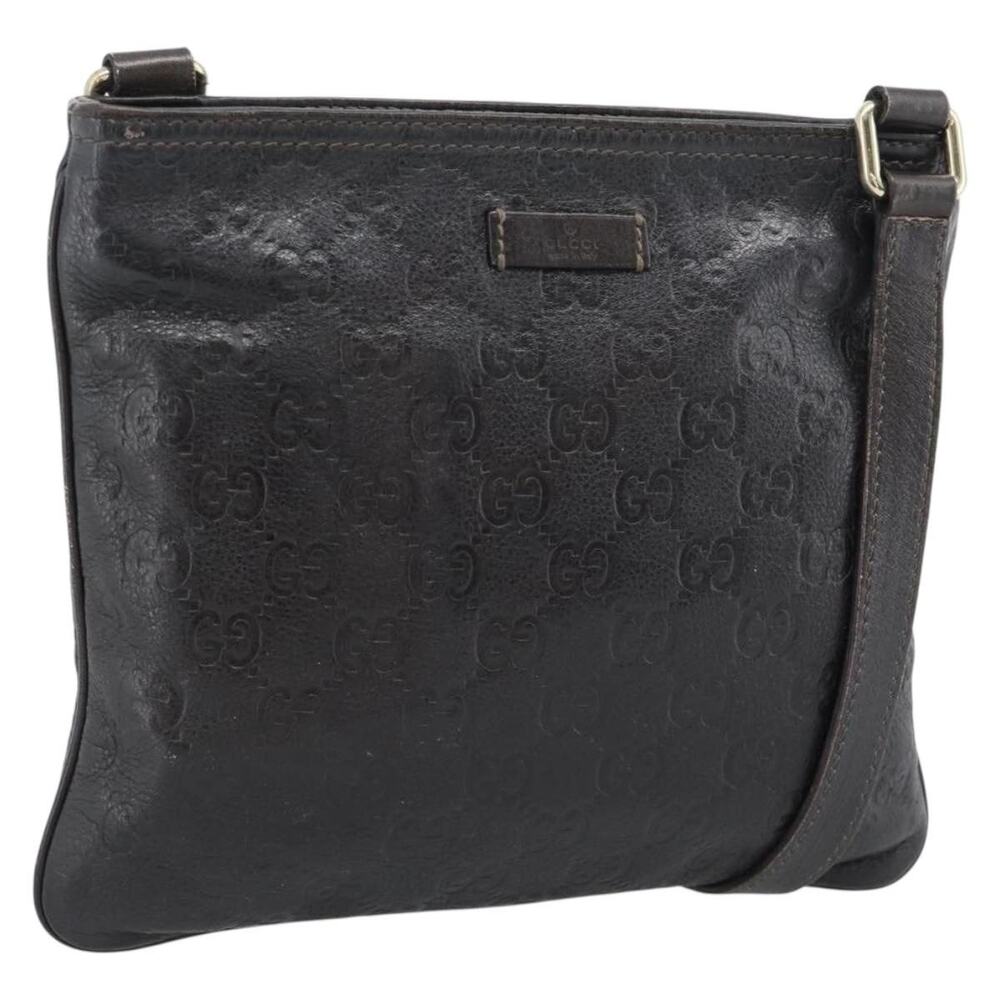 Gucci GG Canvas Guccissima Shoulder Bag Brown